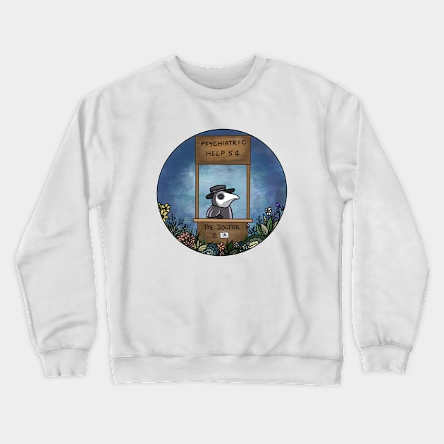 Plague Doctor Crewneck Sweatshirt by KatiaMart